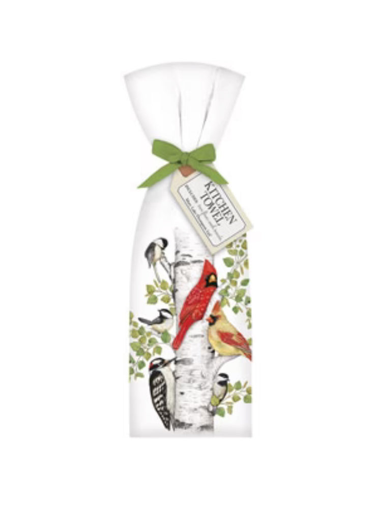 Mary Lake Thompson Birch Birds Spring Towel Set