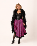 Black & Pink Can Can Saloon Girl Costume Dress Rental