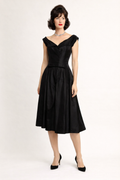 Black Silk Grace Kelly, 1950's Women's Costume Rental