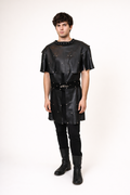 Black Studded Leather Warrior, Men's Costume Rental