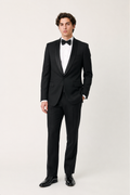 Black Tuxedo Shawl Collared, 1960's Men's Rental