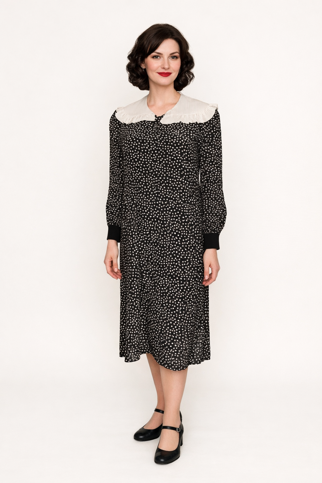Black & White 1920's Day Dress 1920's, Women's Costume Rental