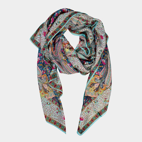 Colorful patterned scarf