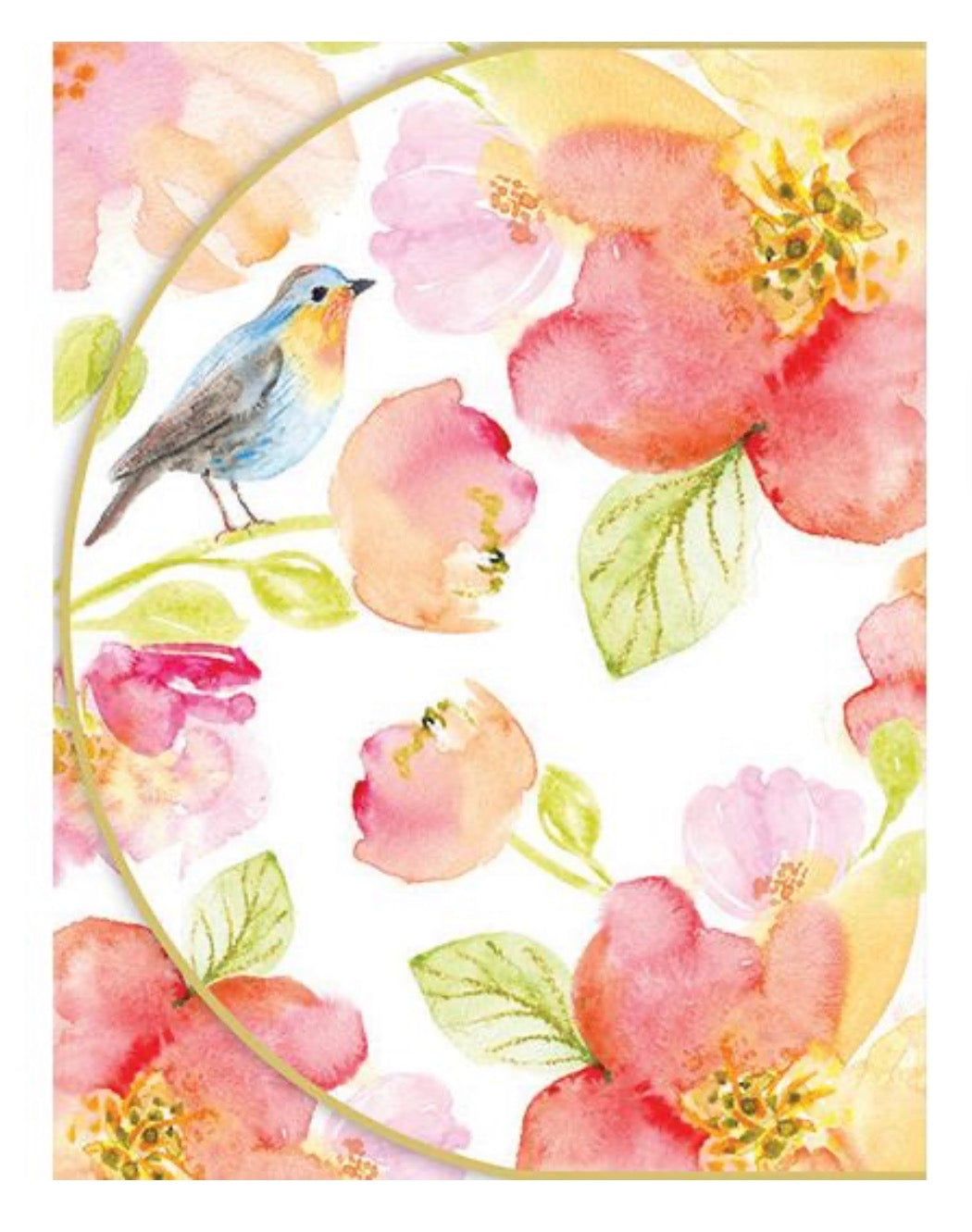 Blue Bird Purse Pad / Note Pad with Pen