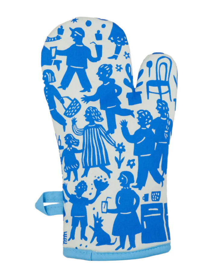 Blue Q Bitches Party In The Kitchen Oven Mitt back