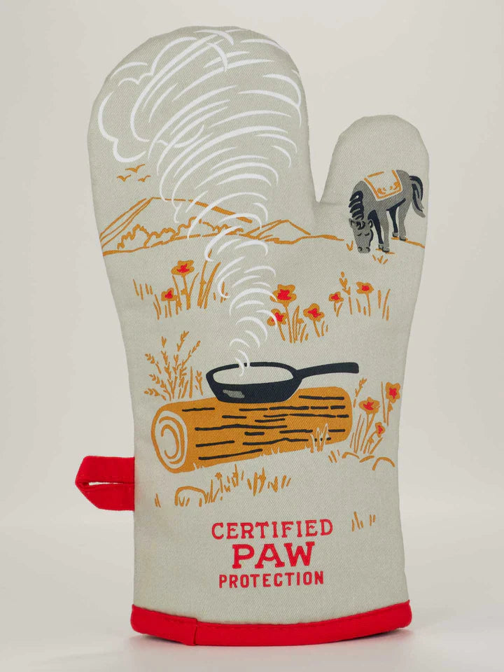 Blue Q Boss Kitty Oven Mitt back