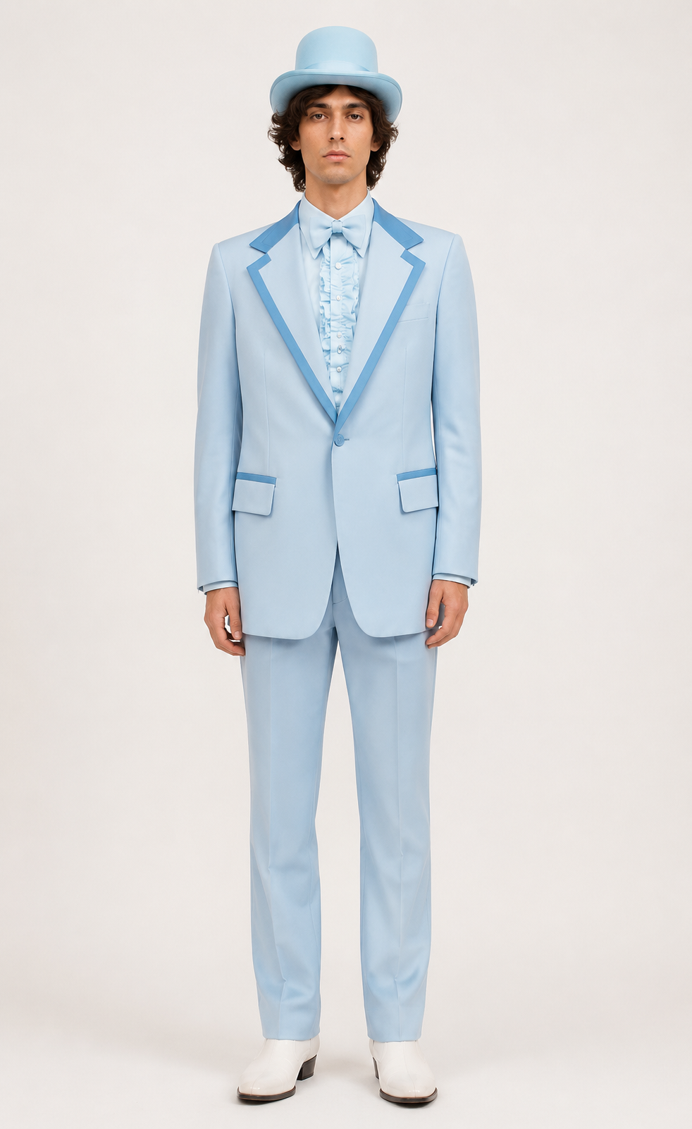Blue Tuxedo 1960's Men’s Costume Rental