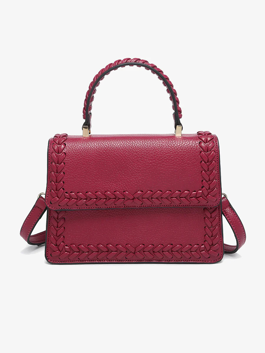 Boysenberry Lanier Vegan Crossbody Bag