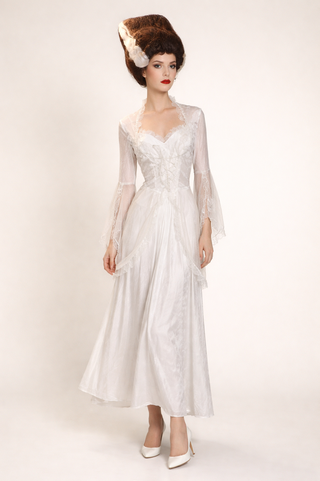 bride of frankenstein costume dress Bride of Frankenstein, White Dress