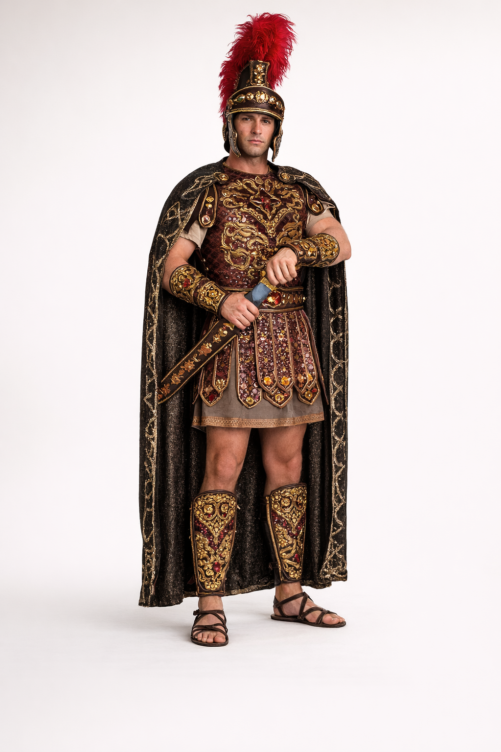 Brown Mark Anthony Deluxe, Men's Costume Rental