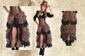 Brown Steampunk Skirt Costume