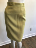 1990’s  Yellow Wool Louis Féraud Skirt Size 4