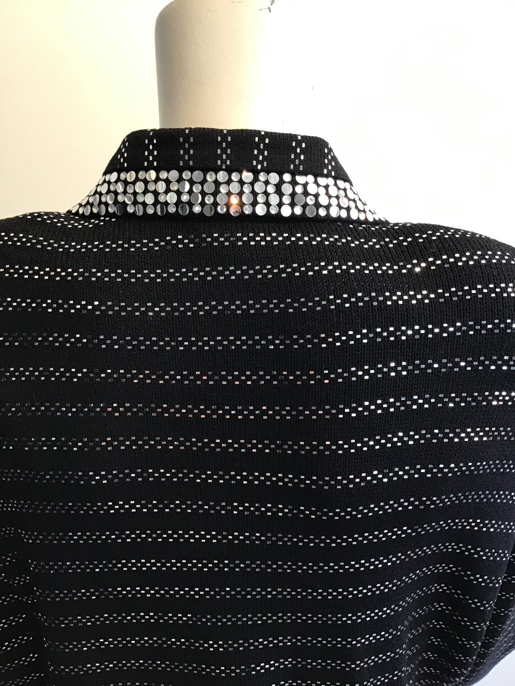 ST JOHN KNIT BLAZER WITH RHINESTONES