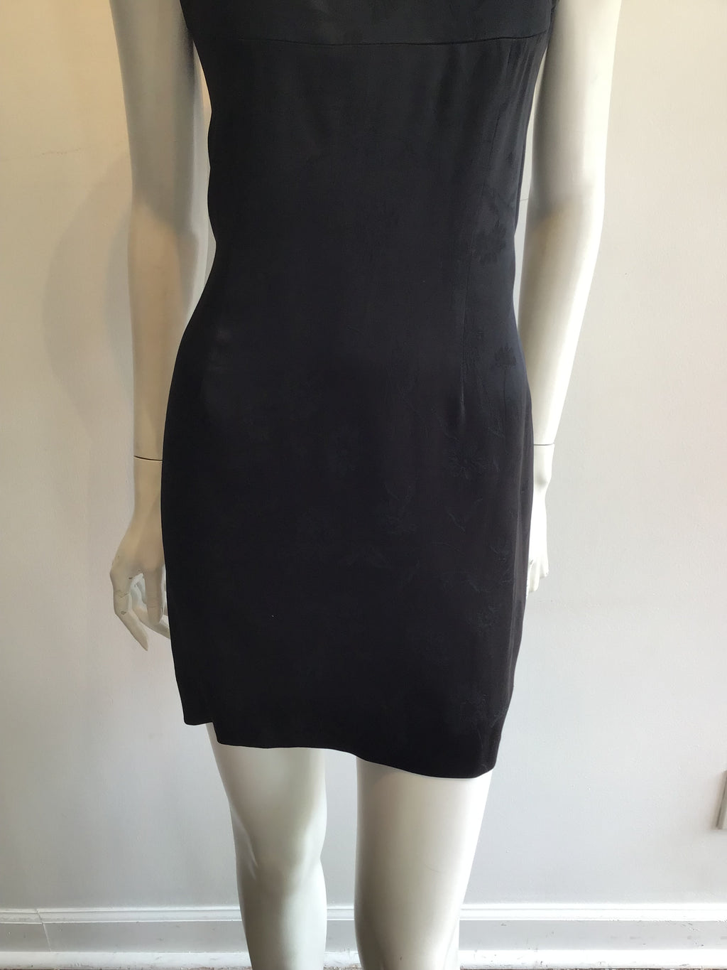 1980’s Black Silk 3 Piece Cocktail Ensemble Size 8