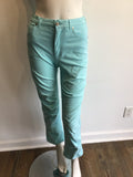 1990’s Turquoise Louis Féraud Cotton/Spandex Jeans Size 4