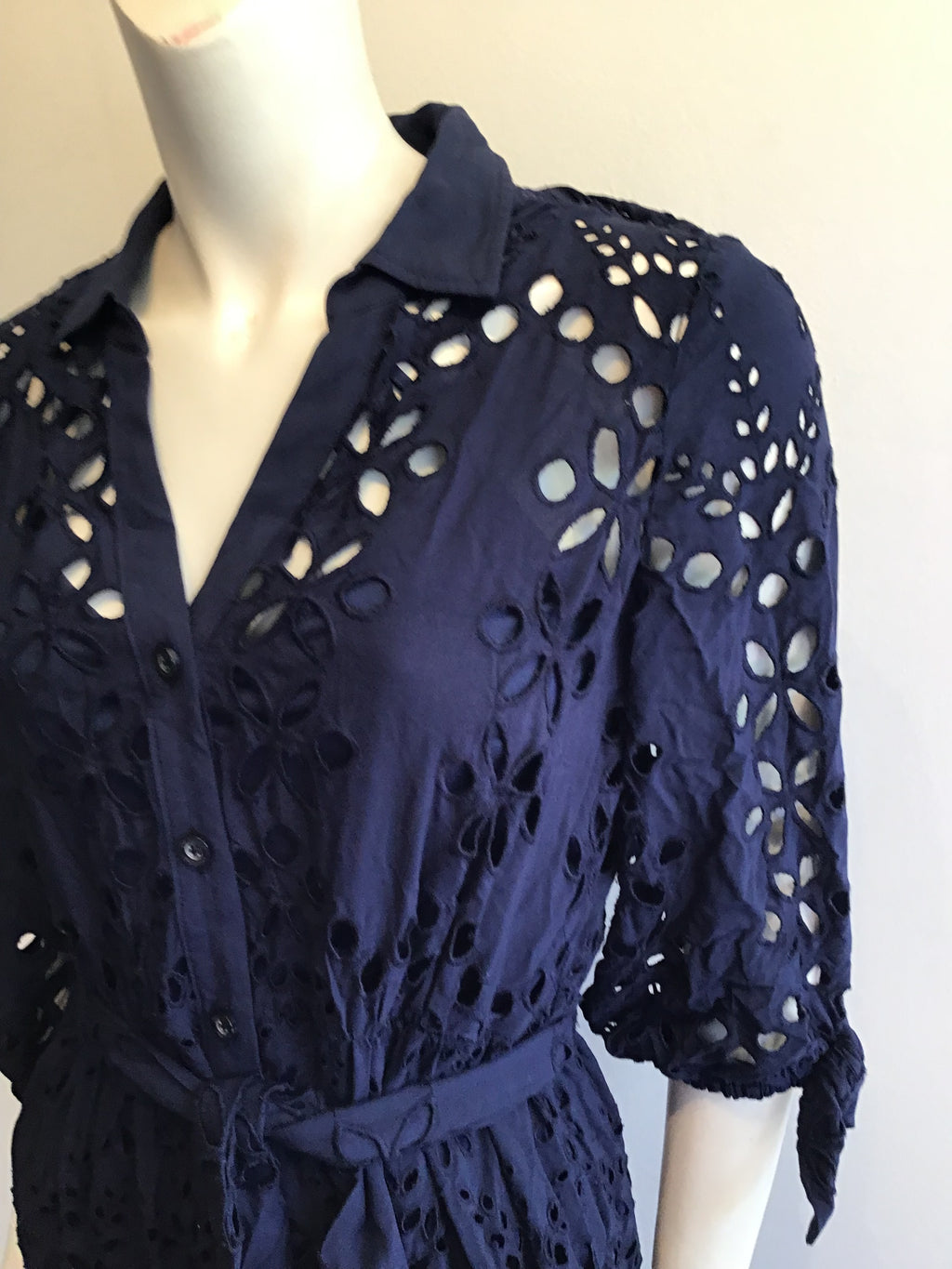 2000’s Navy Blue Rayon Lilly Pulitzer Maxi Dress Size 6