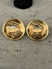 CLIP ON CHANEL PEARL 80S EARRINGS