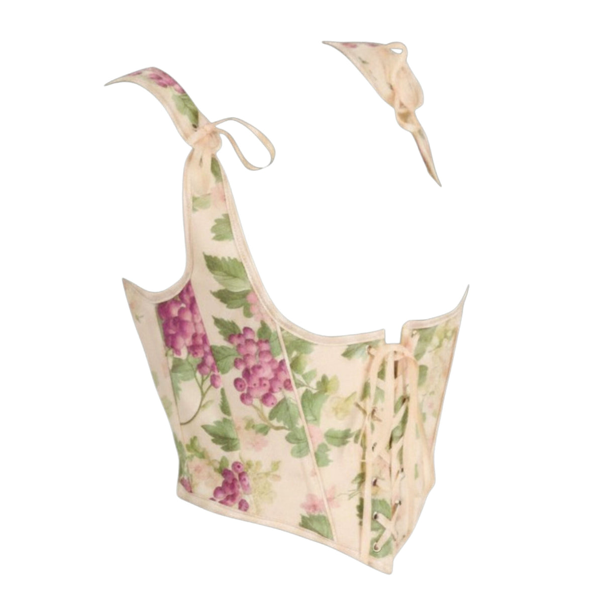 GARDEN ROMANCE LACE UP CORSET