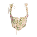 GARDEN ROMANCE LACE UP CORSET