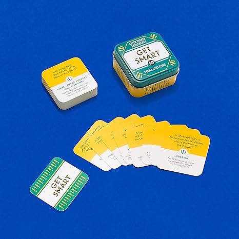 Chronical Books After Dinner Amusements: Get Smart: 50 Trivia Questions cards