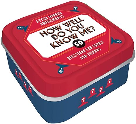 Chronical Books After Dinner Amusements: How Well Do You Know Me?: 50 Trivia Questions