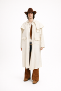Cream White Duster Coat, Wild West Men's Costume Rental