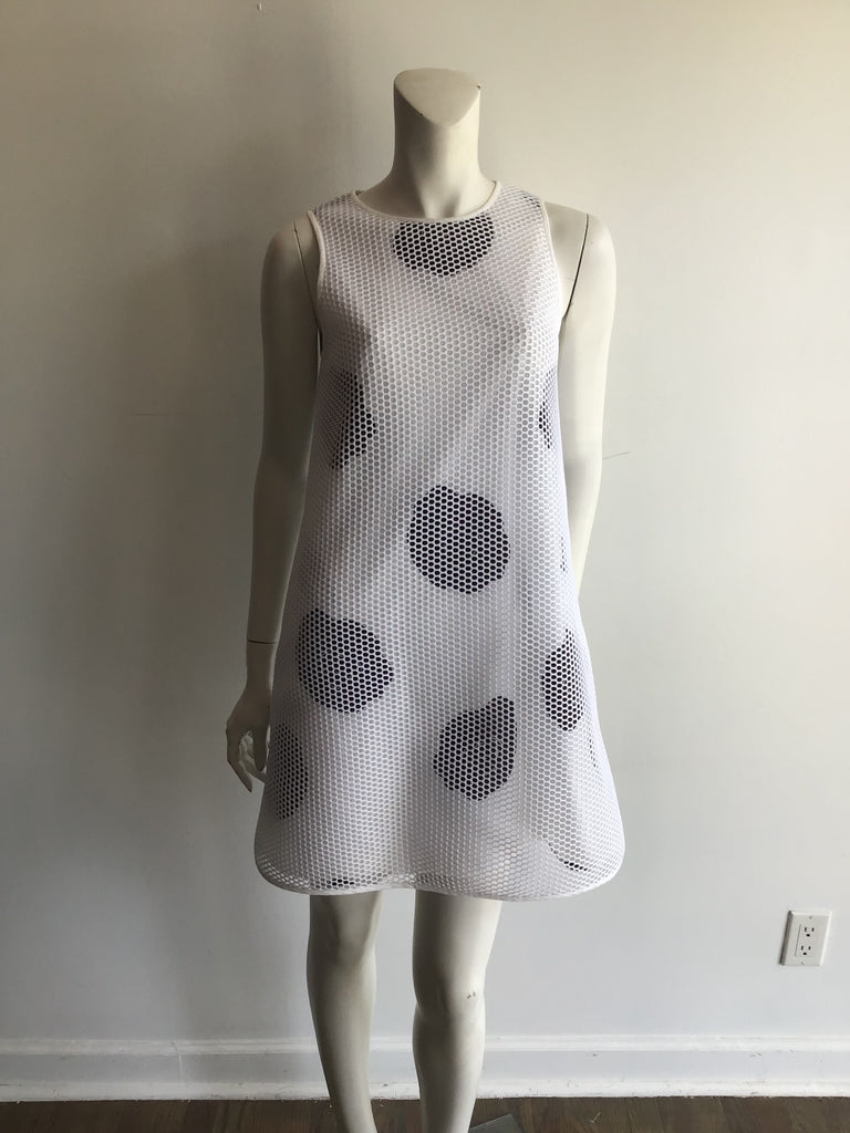 2000’s  Black and White Lisa Perry Synthetic Day Dress Size 6