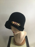 1960s Don Marshall Velvet Cloche Hat