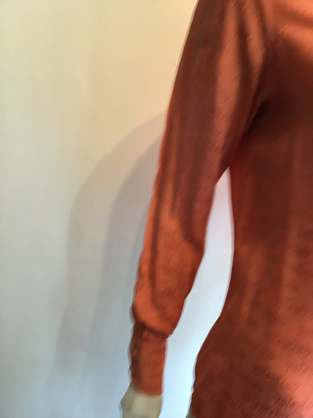 1970’s Valentino Orange Silk Blouse Size 6