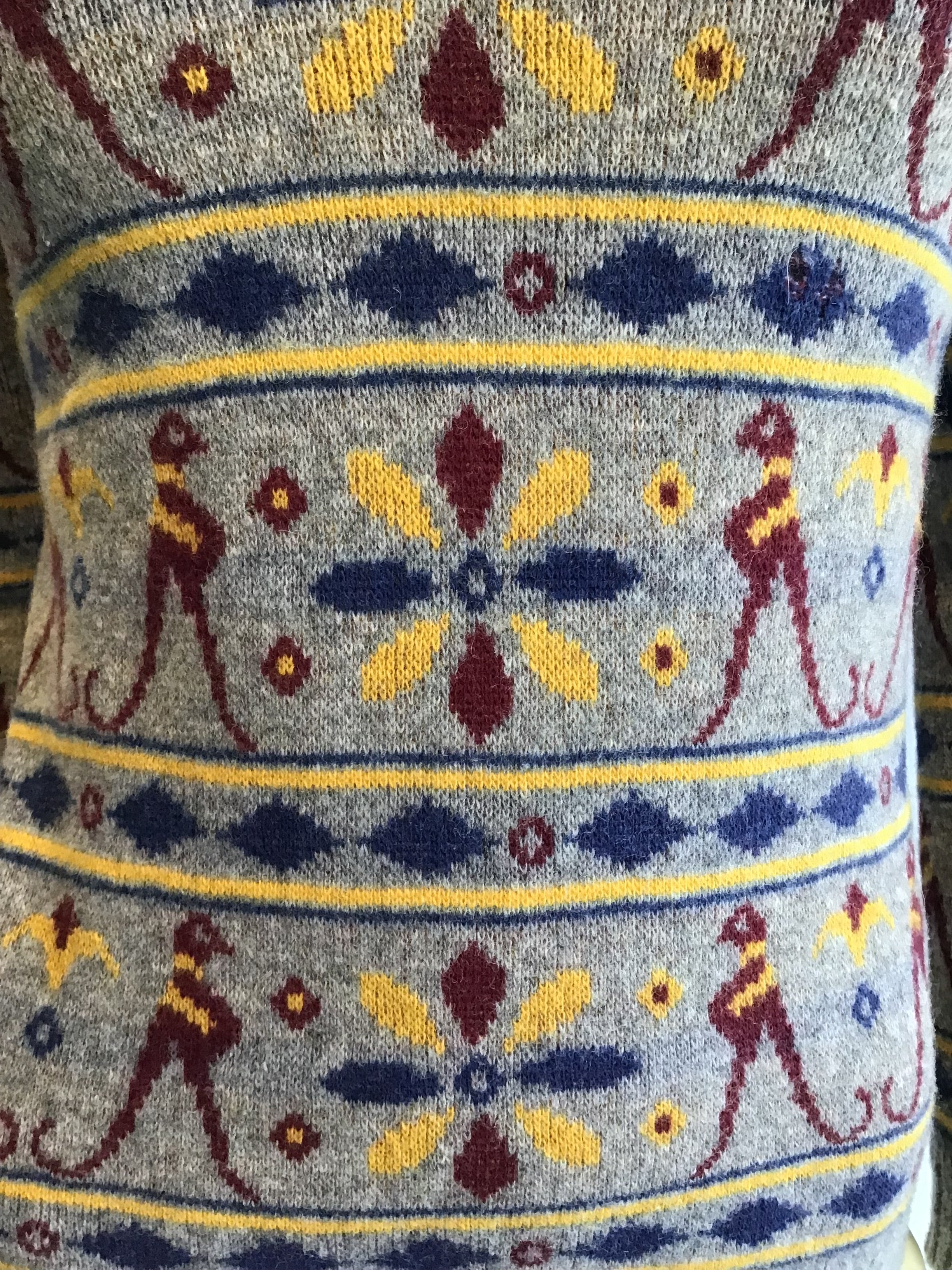 1970’s Valentino Wool Gray Sweater Size 6