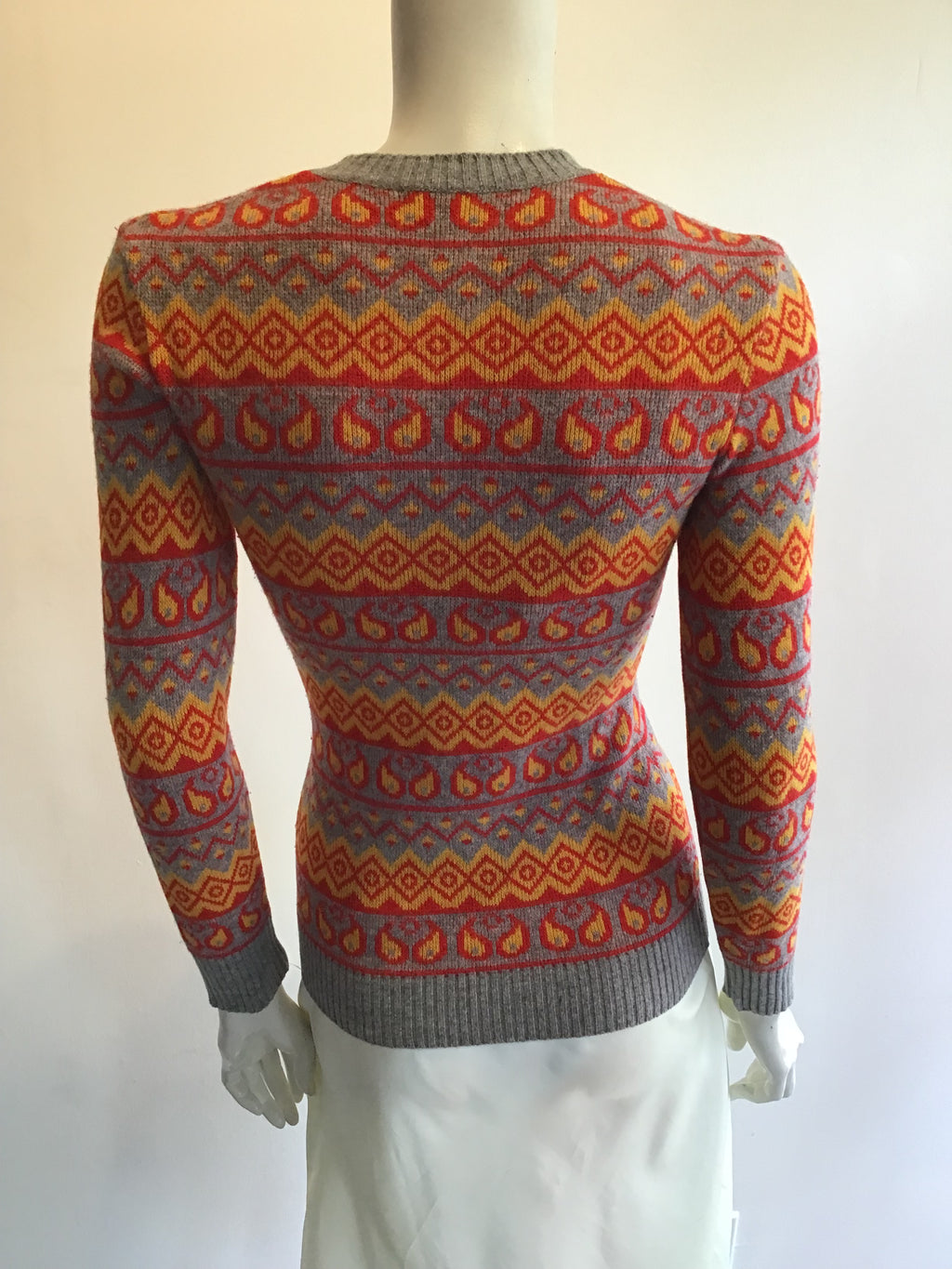 1970’s Valentino Multicolor Wool Sweater Size 6