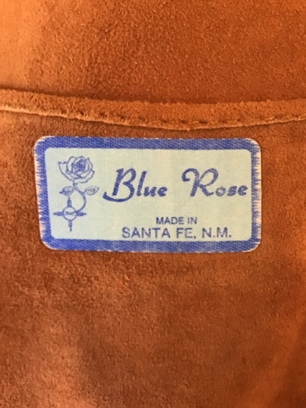 1990’s Blue Rose Carmel Suede Dress Size 8