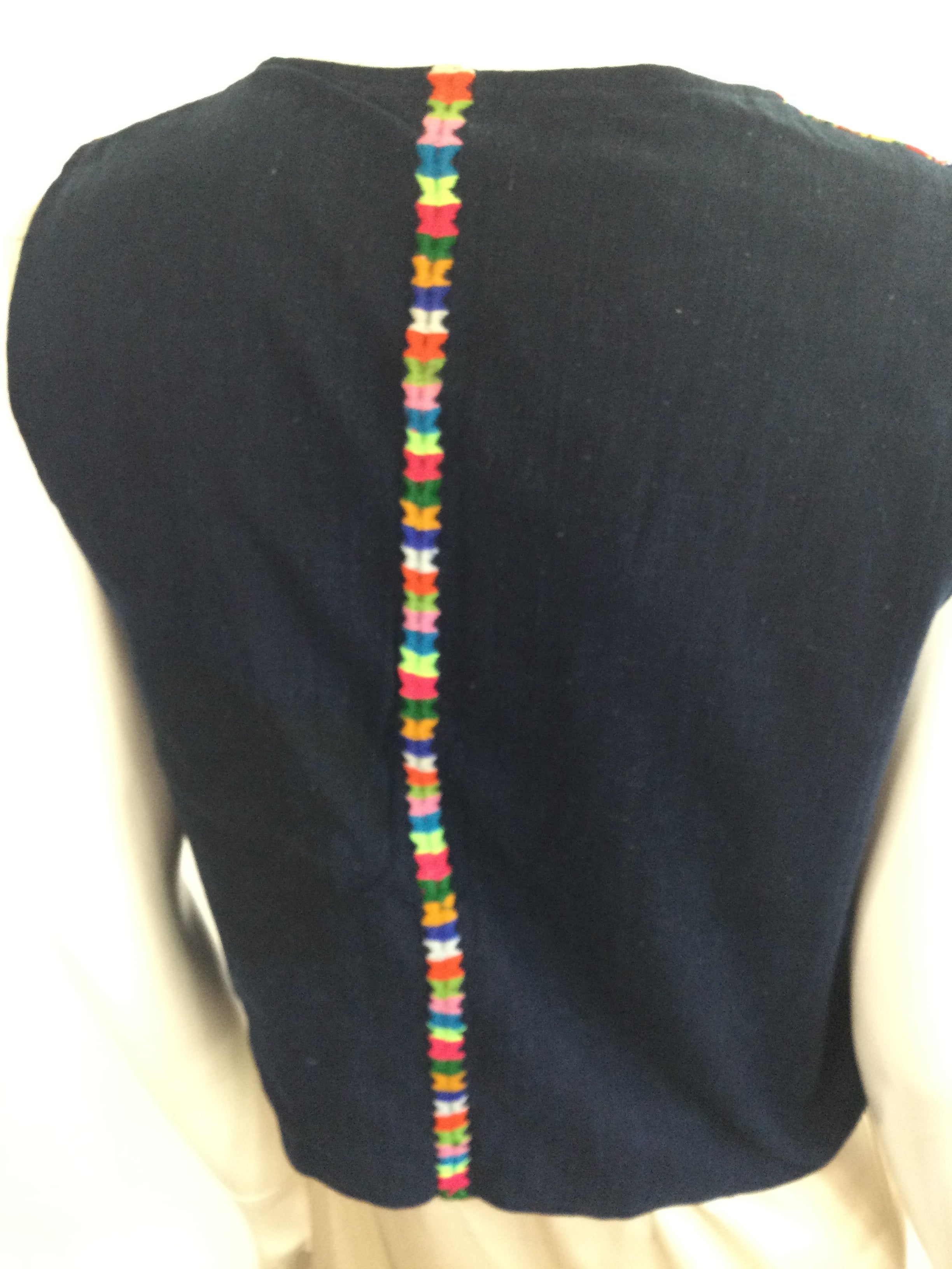 1970s Ctoon Multicolor VestSize 8
