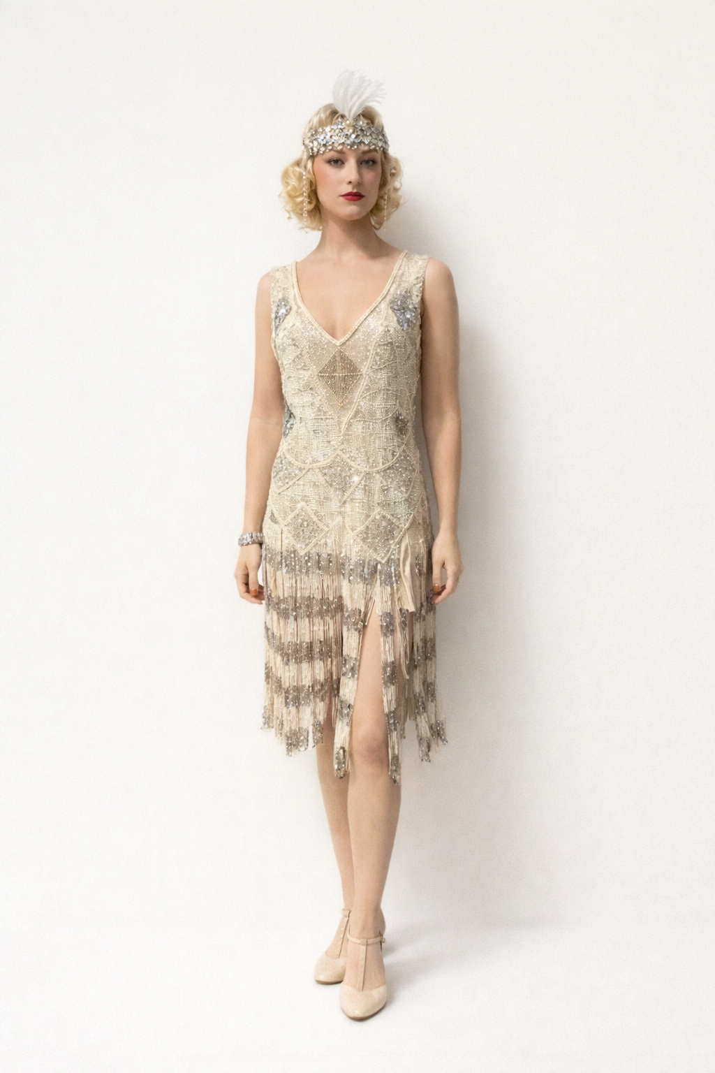 Deco Diamond Flapper Dress 1920's, Women's Costume Rental