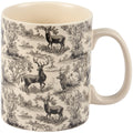 Deer Toile Mug