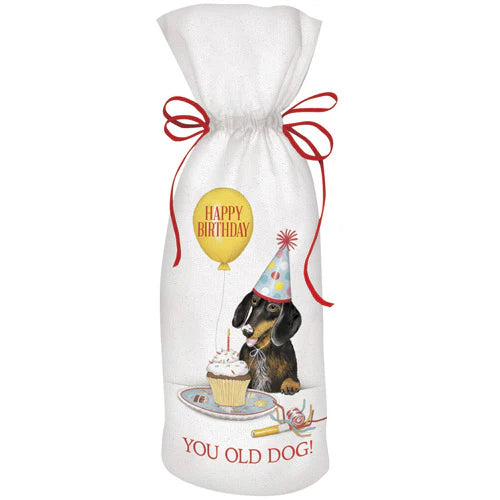 Doxie Birthday Wine Bag