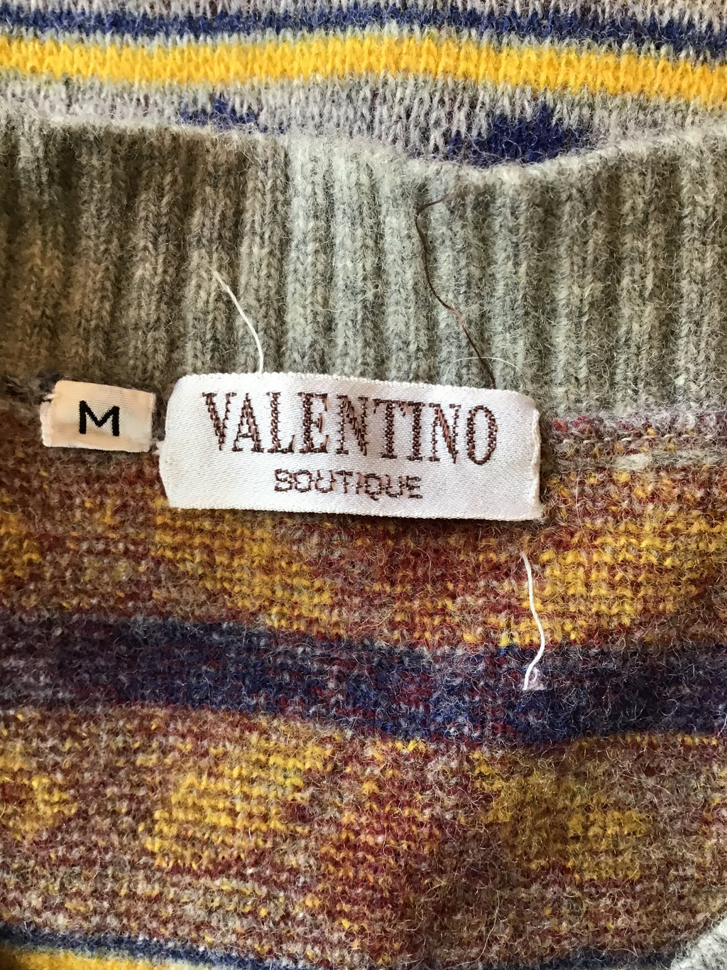 1970’s Valentino Wool Gray Sweater Size 6