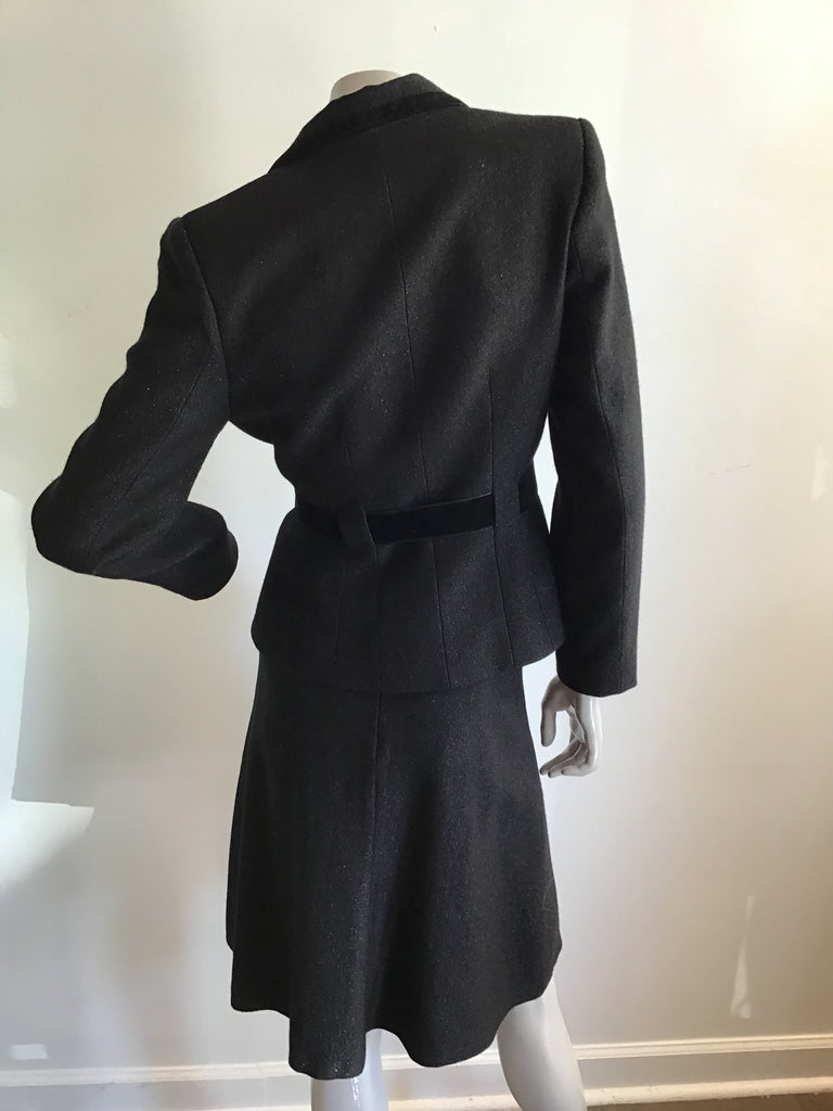 1990s Angel Nina Suit with Velvet Belt