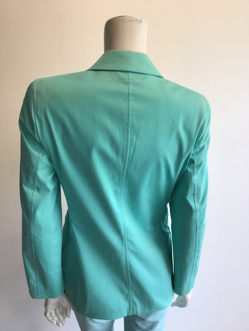 1990’s Turquoise Escada Cotton Jacket Size 4