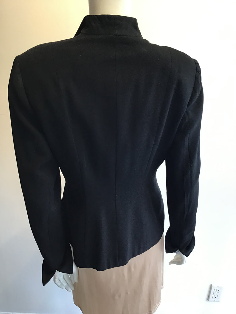 1950’s Lilli Ann Black Wool Jacket Size 6