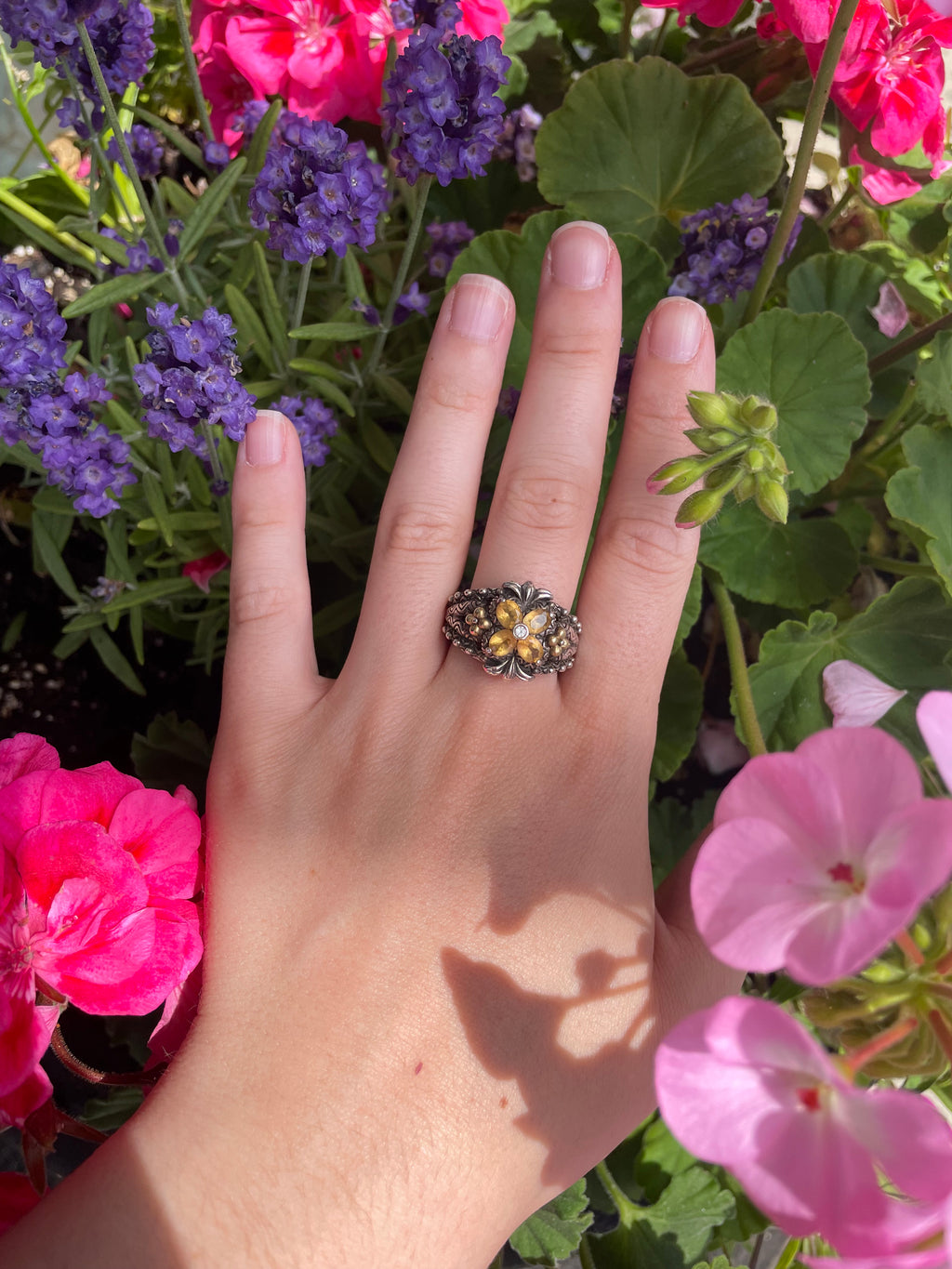 Bixby 18k Sterling Ring with Citrine