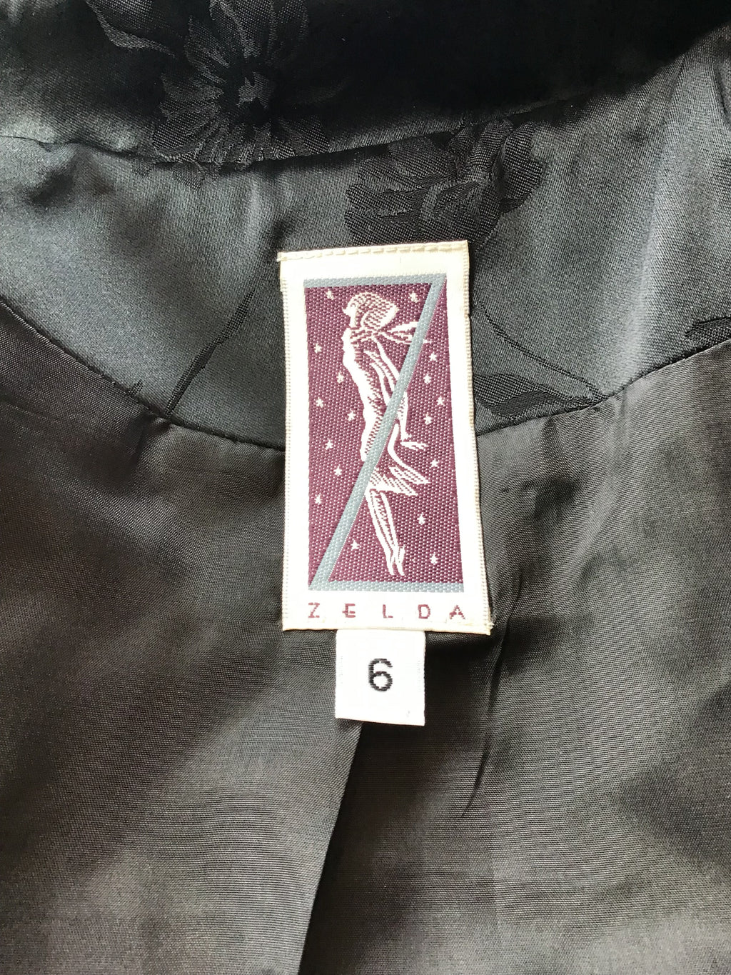 1980’s Black Silk 3 Piece Cocktail Ensemble Size 8