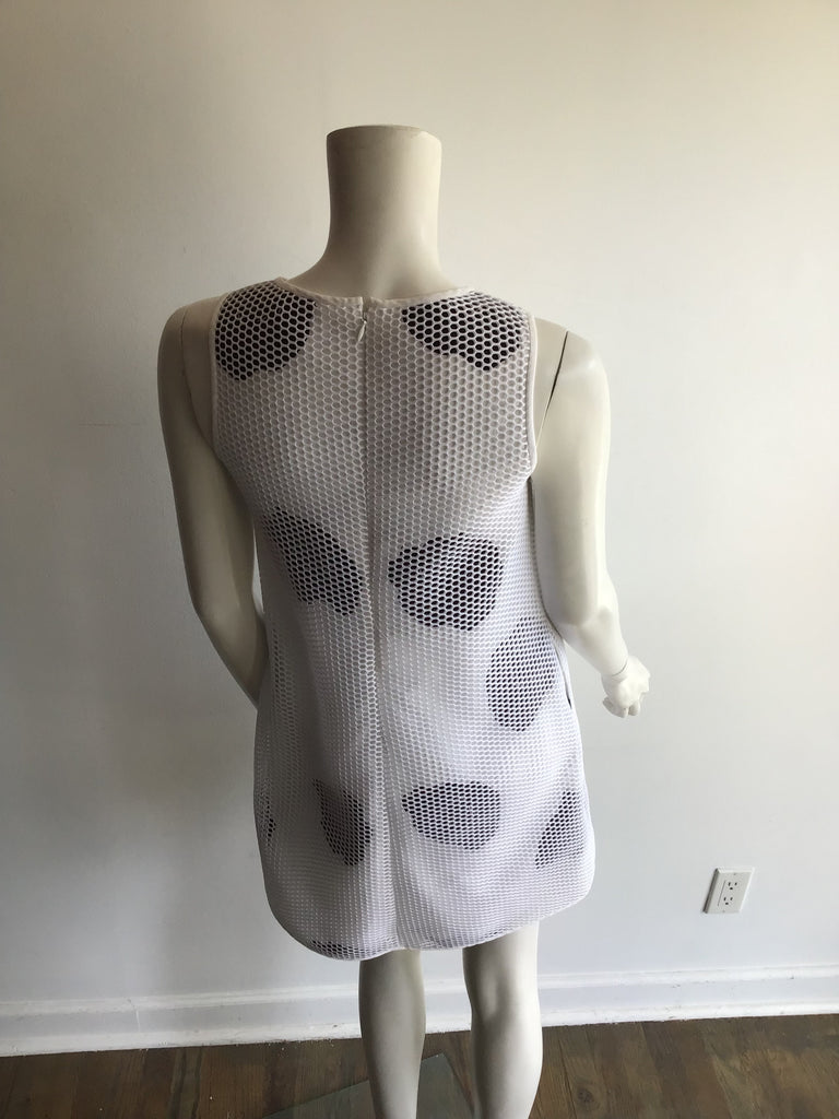 2000’s  Black and White Lisa Perry Synthetic Day Dress Size 6