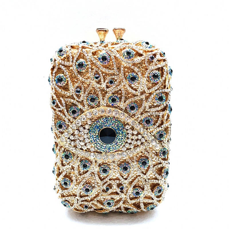 Rhinestone Evil Eye Evening Bag / Evening purse