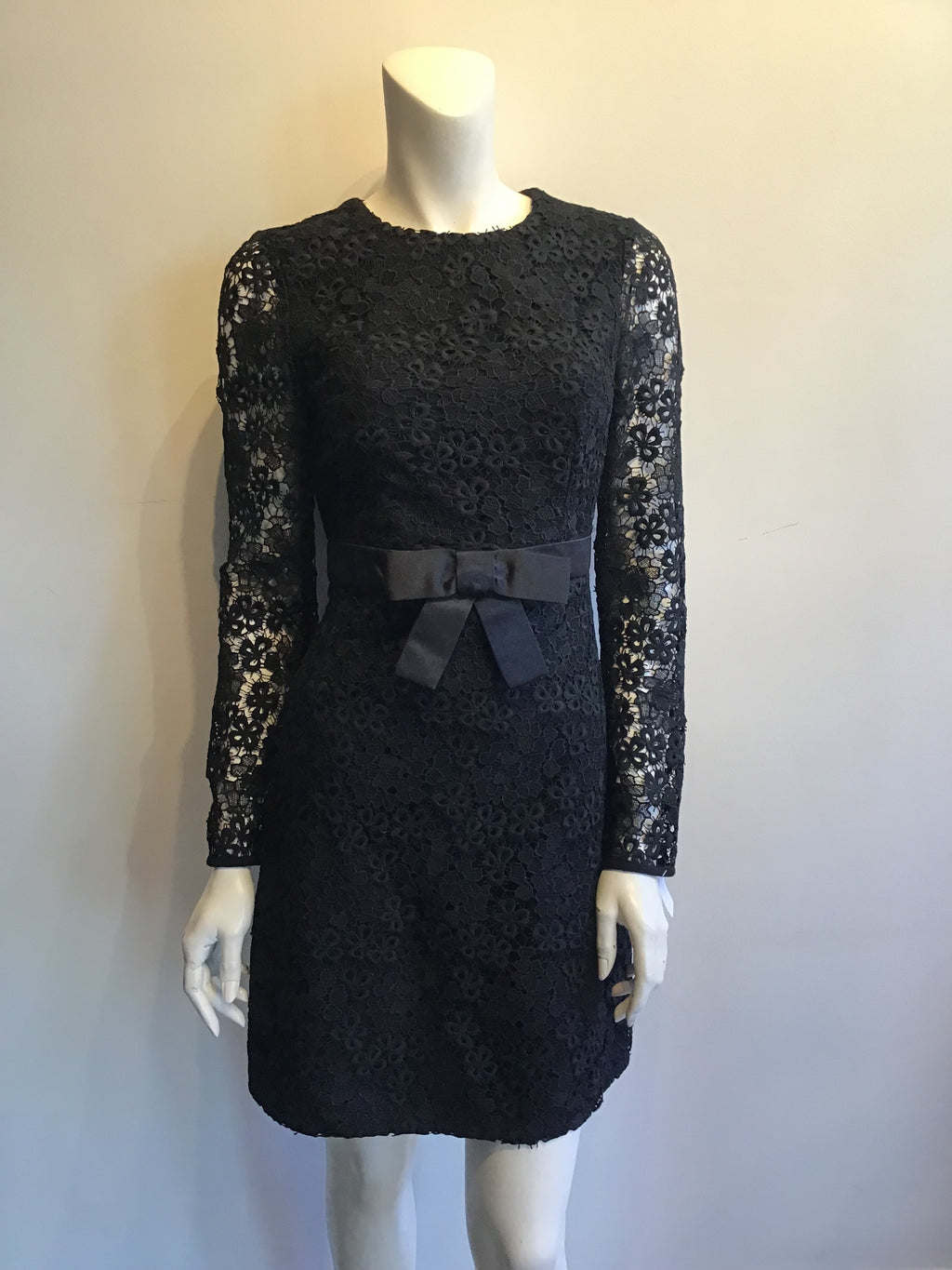 2000’s Black Polyester Lace Cocktail Dress Size 6