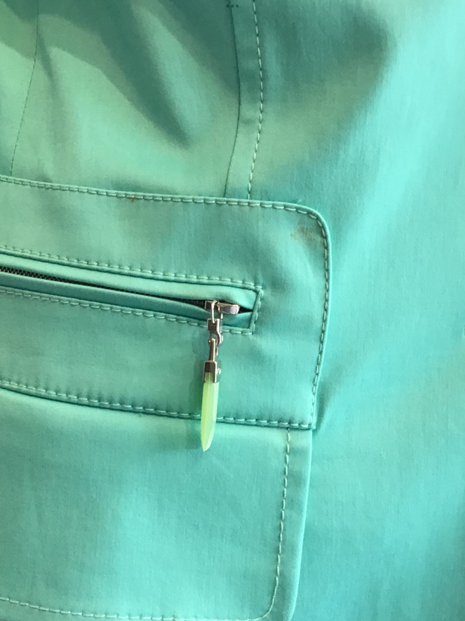 1990’s Turquoise Escada Cotton Jacket Size 4