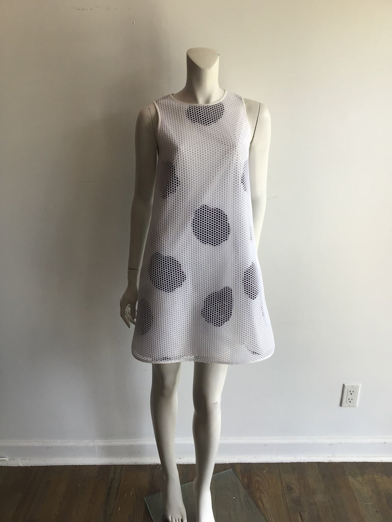 2000’s  Black and White Lisa Perry Synthetic Day Dress Size 6