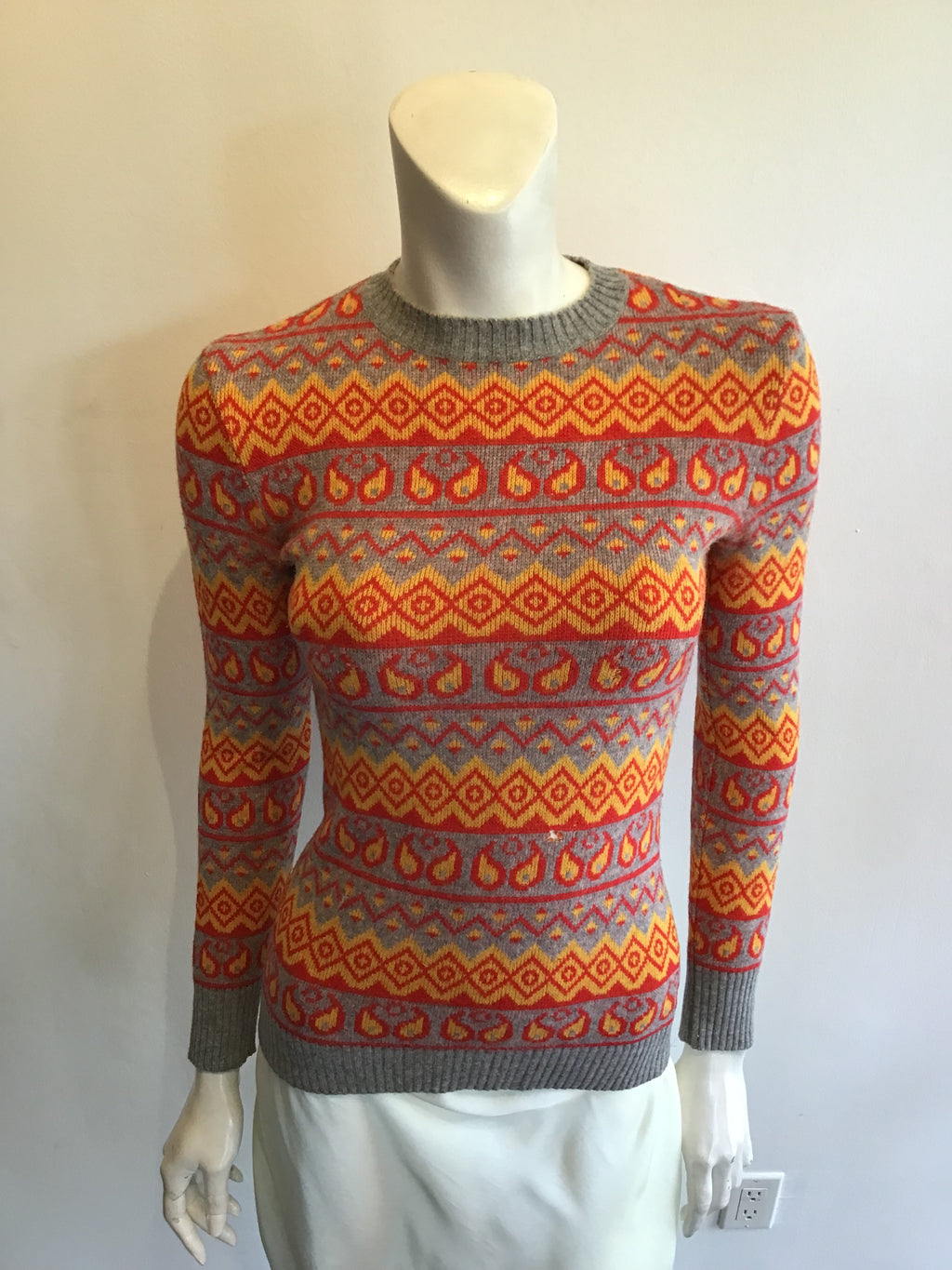 1970’s Valentino Multicolor Wool Sweater Size 6