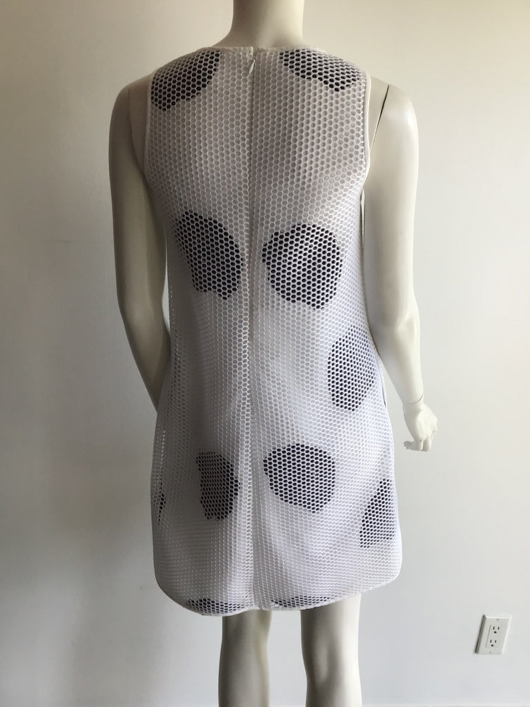 2000’s  Black and White Lisa Perry Synthetic Day Dress Size 6