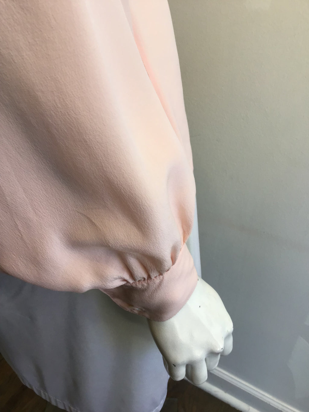 1980’s Pink Silk Hanae Mori Blouse Size 4